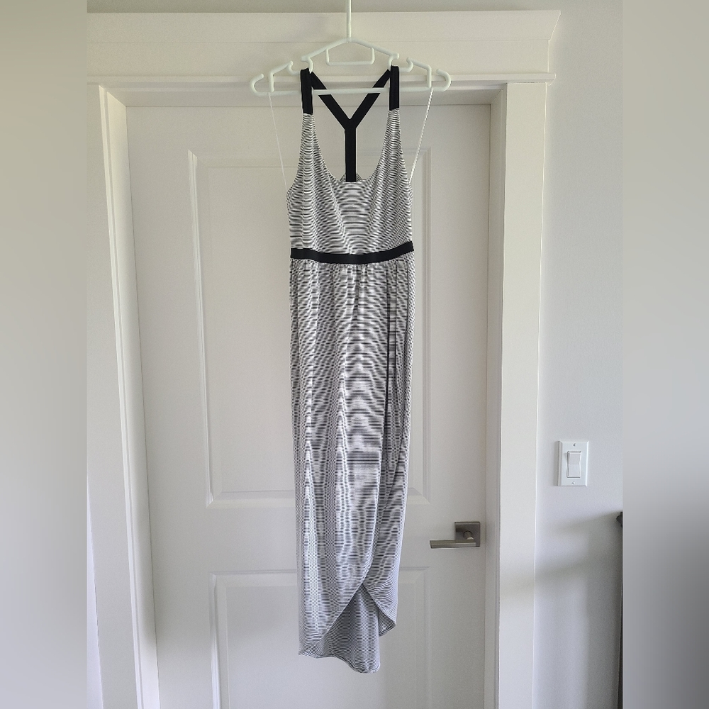 Black and white Lulu&Rose Size large maxi dress